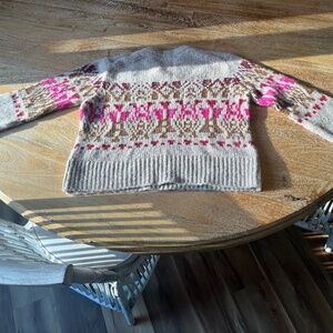 Velvet by Graham and Spencer alpaca wool sweater-size extra small-mutilcolored